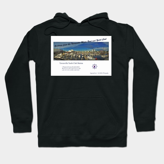 Townsville Yacht Club Marina Hoodie by pops